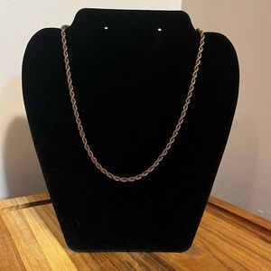 Copper metal necklace